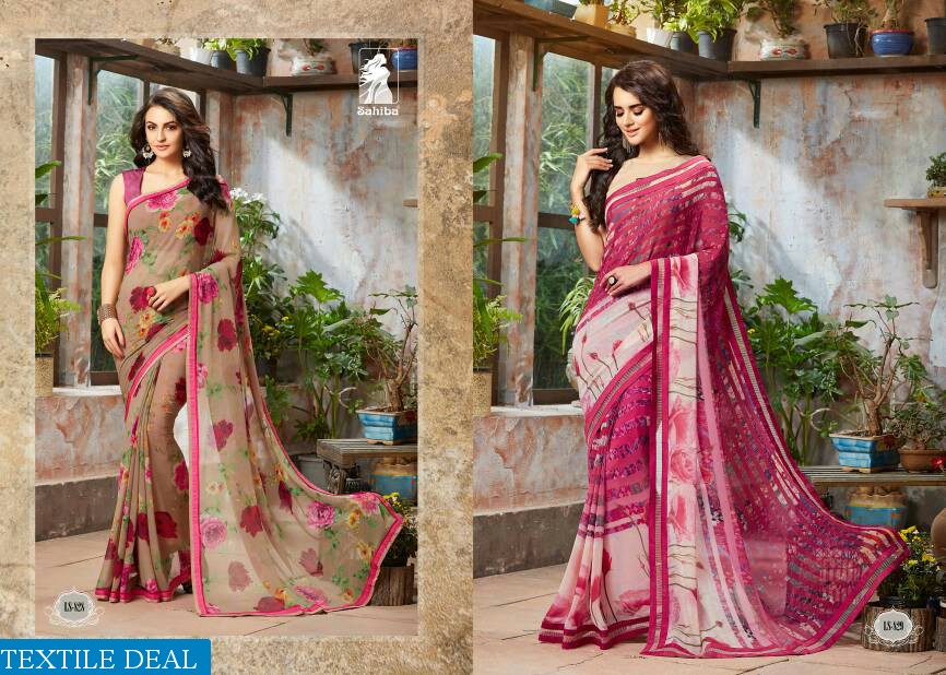 Sahiba lotus vol-8 Wholesale Fancy Fabrics Saree
